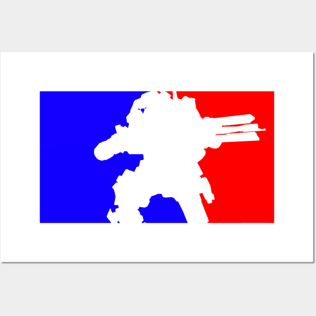 Major League Titan (Titanfall 2 mashup) Wall Art by Ironmatter